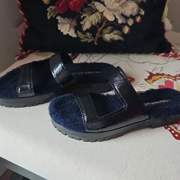 Tamara Mellon Black Women's Sandals - Picture 3 of 7